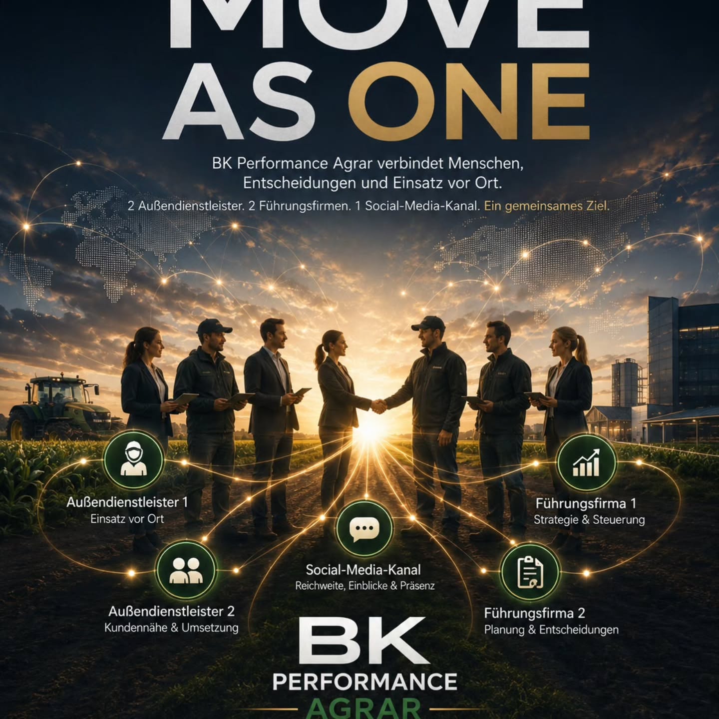 Move as One - Netzwerk ist alles! #bkperformanceagrar #bkperformance #sandikit #agrar #lamdwirtschaft